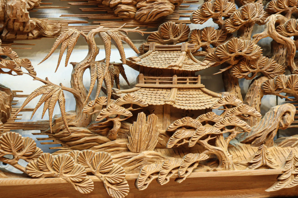 Deeply carved transom EZ2639ab