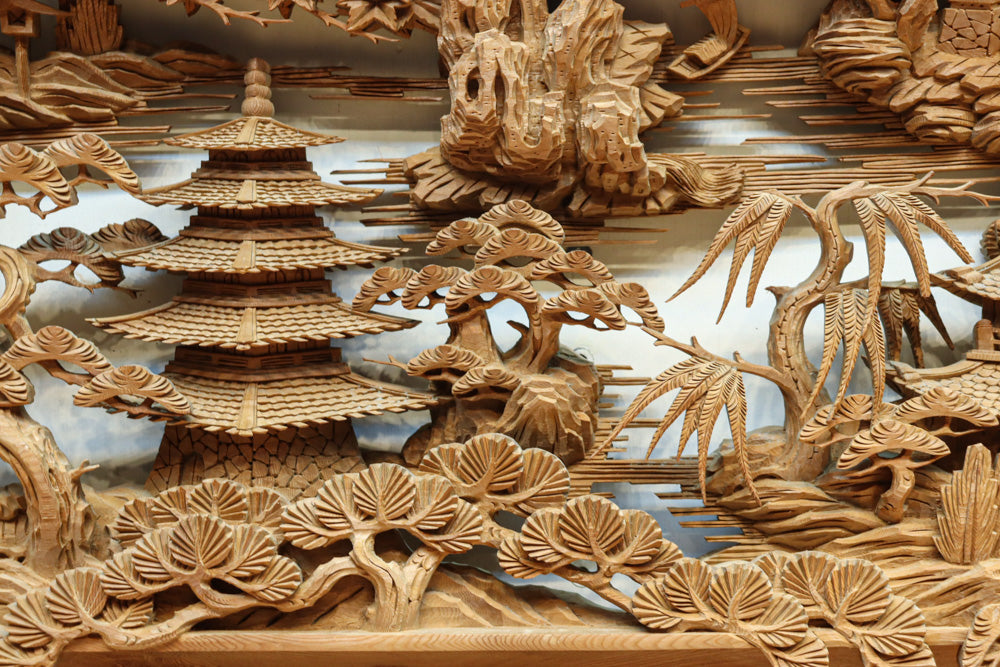 Deeply carved transom EZ2639ab