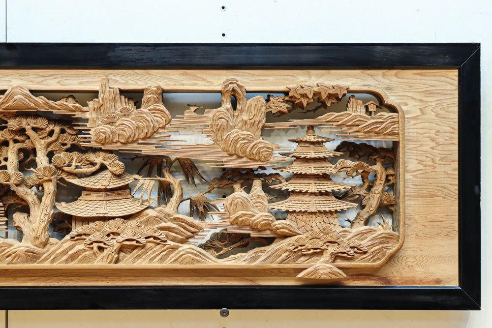 Deeply carved transom EZ2639ab