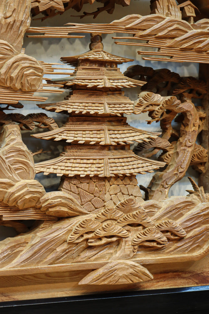 Deeply carved transom EZ2639ab