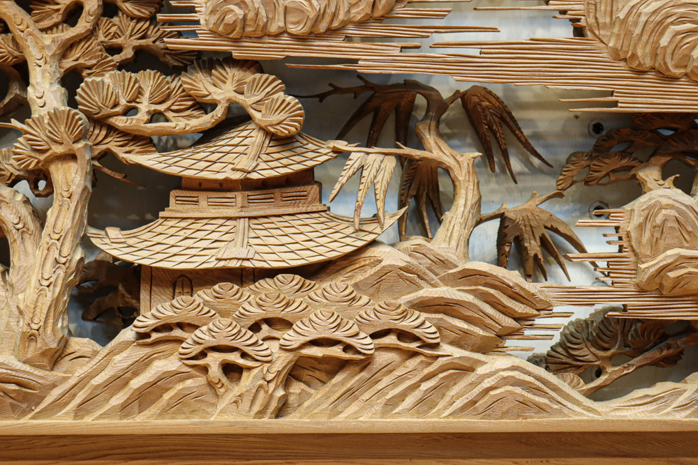 Deeply carved transom EZ2639ab