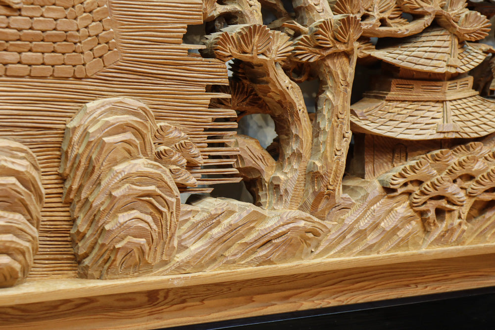 Deeply carved transom EZ2639ab