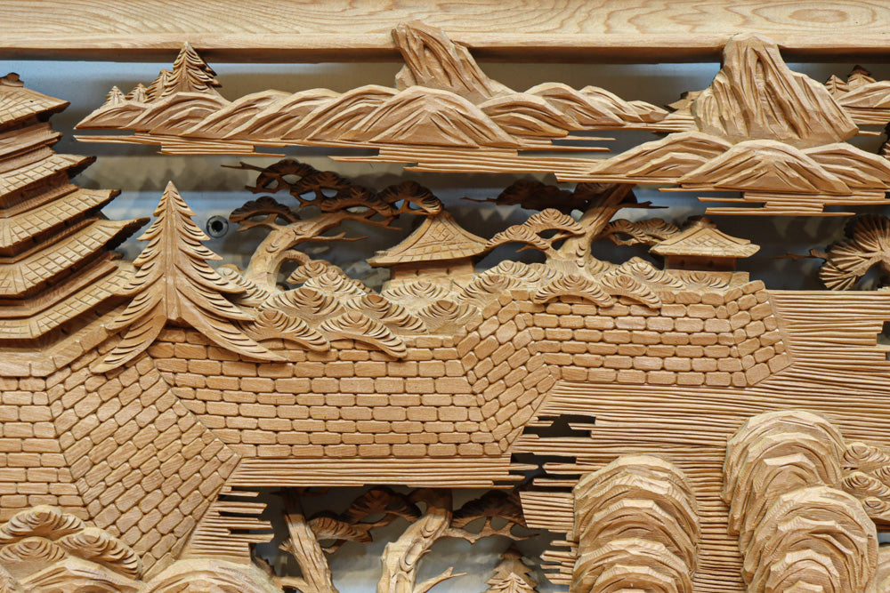 Deeply carved transom EZ2639ab