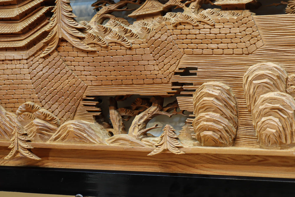 Deeply carved transom EZ2639ab