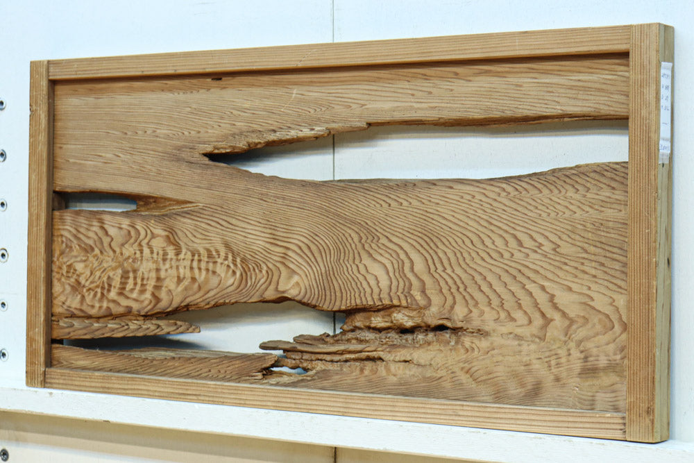 649ミリ 杢目が浮かぶ流木の自然美溢れる小型欄間 EZ2647ab 在庫