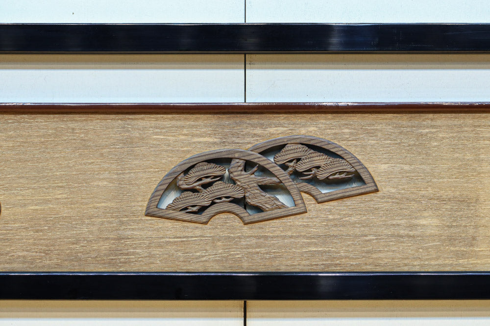 千枚格子 書院欄間 松竹梅の柄は上品で縁起が良く未使用新品の二枚セットです 千枚格子 書院欄間 松竹梅の柄は上品で縁起が良く未使用