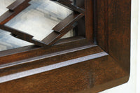 1746ミリ 松皮菱格子にトンボ装飾を添えた欄間　EZ2665　在庫1枚