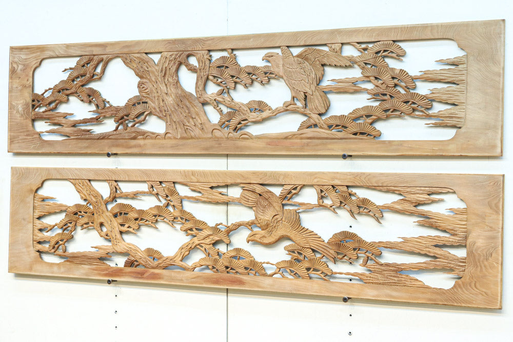 Carved ranma parts EZ2695ab