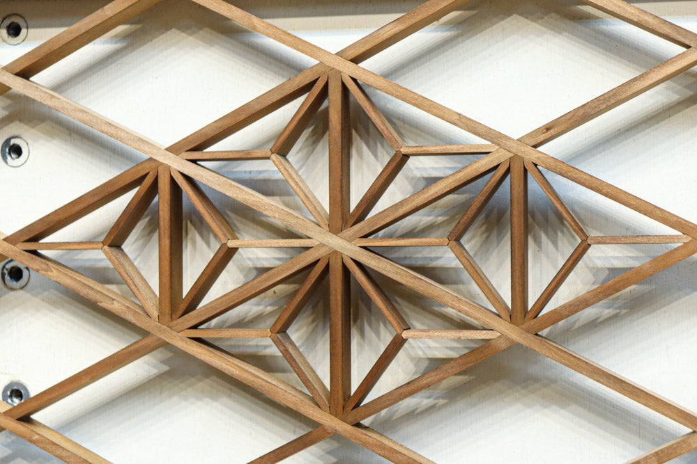 Diamond lattice transom EZ2697ab