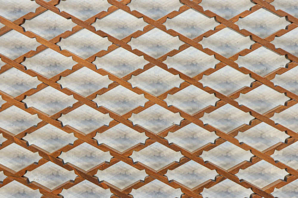 Lattice transom with kumiko work EZ2707