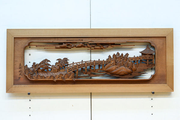 木製間仕切り 3パネル 精巧な彫刻　引き取り限定 il_340x270.5243970440_7v2m.jpg