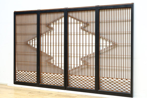 床の間脇の書院建具　４枚組 床の間脇の書院建具 4枚組 欄間・書院戸 – Page 3 – 古福庵 [