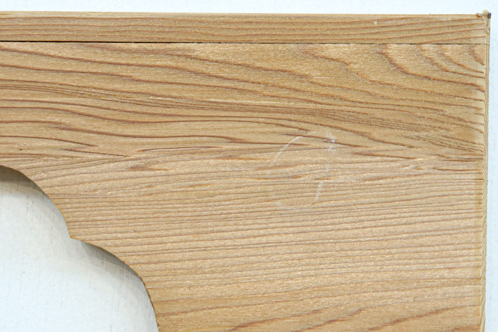 木地色の明るい色合いで気品ある彫刻欄間素材　EZ2719ab　在庫(a:1 b:1)枚