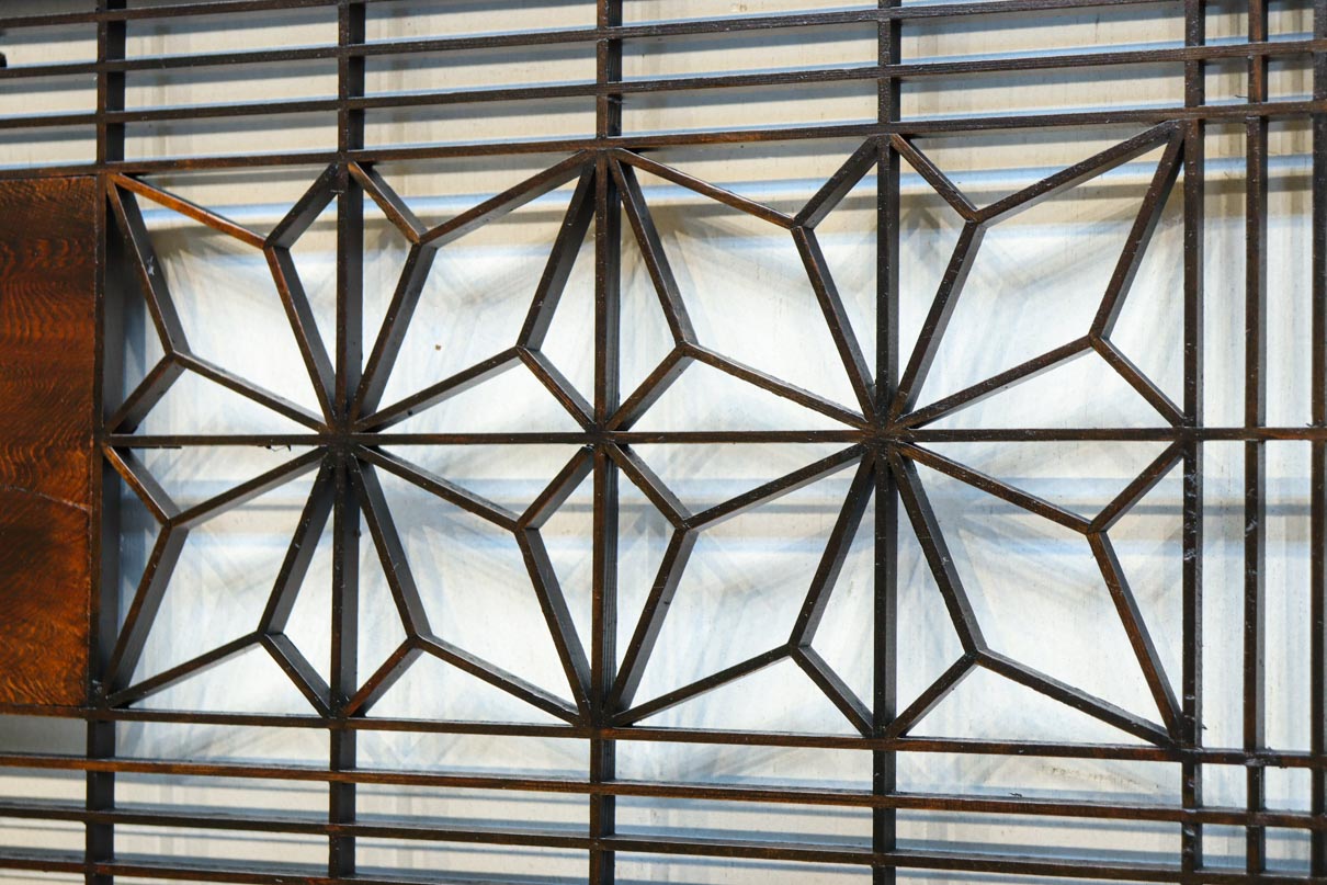 窓絵に穏やかな風景が広がる欄間　EZ2723ab　在庫(a:1 b:1)枚