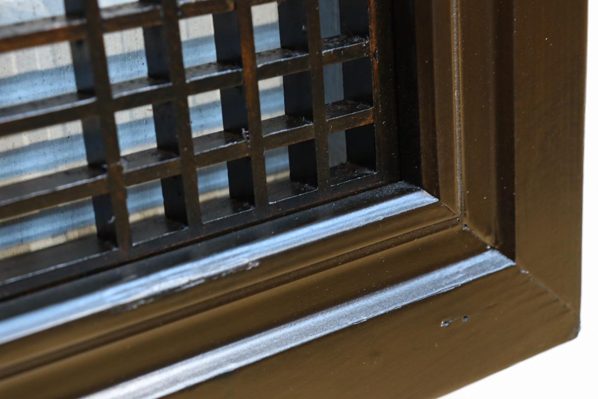 窓絵に穏やかな風景が広がる欄間　EZ2723ab　在庫(a:1 b:1)枚