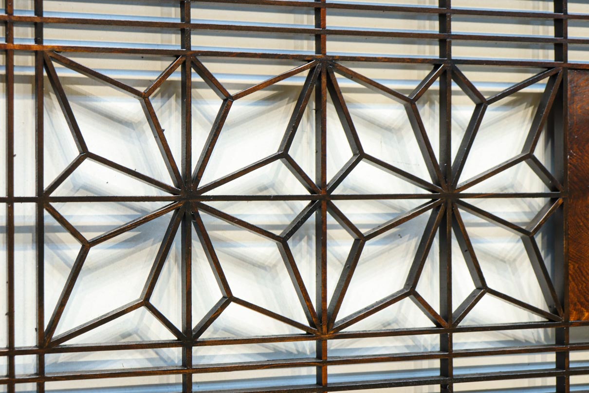 窓絵に穏やかな風景が広がる欄間　EZ2723ab　在庫(a:1 b:1)枚