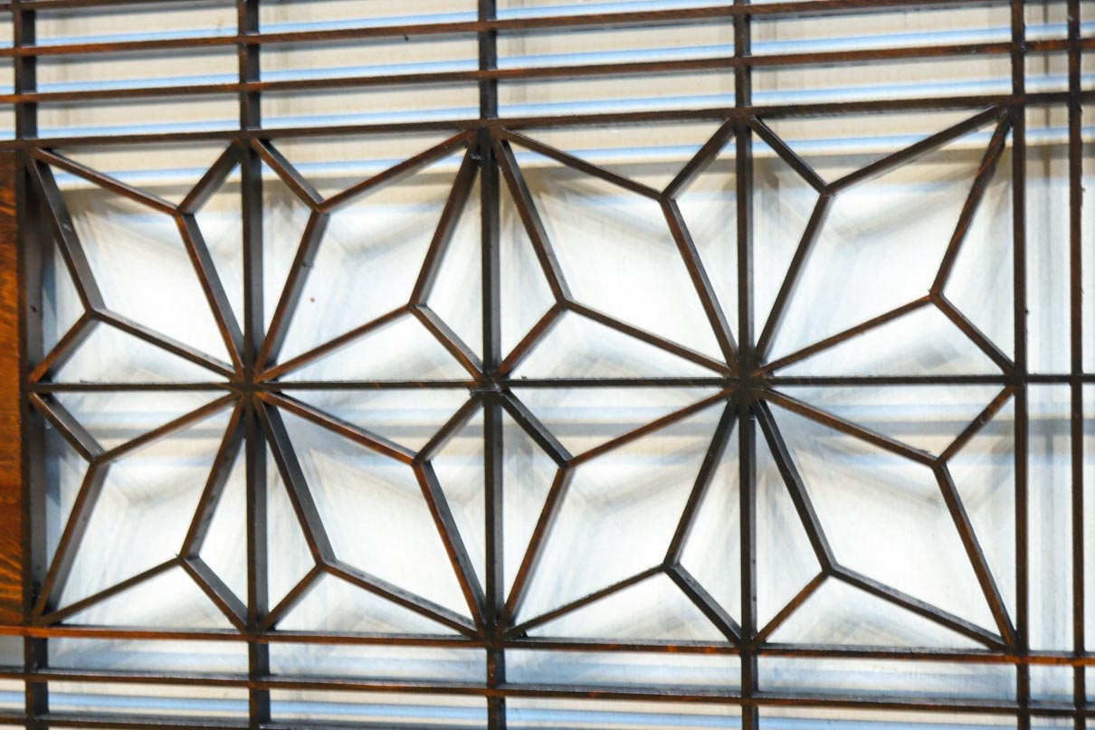 窓絵に穏やかな風景が広がる欄間　EZ2723ab　在庫(a:1 b:1)枚