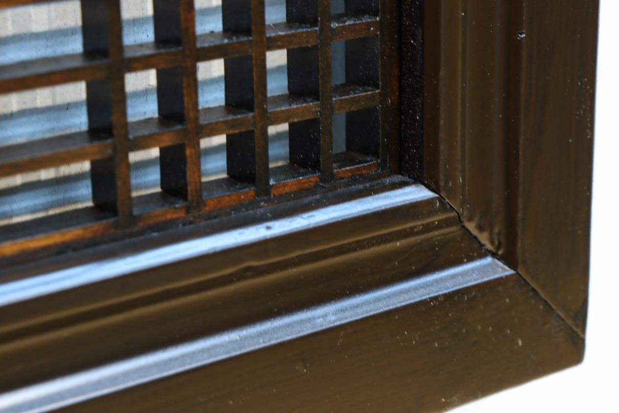 窓絵に穏やかな風景が広がる欄間　EZ2723ab　在庫(a:1 b:1)枚