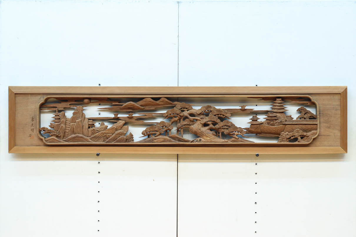 Deeply carved transom EZ2730ab