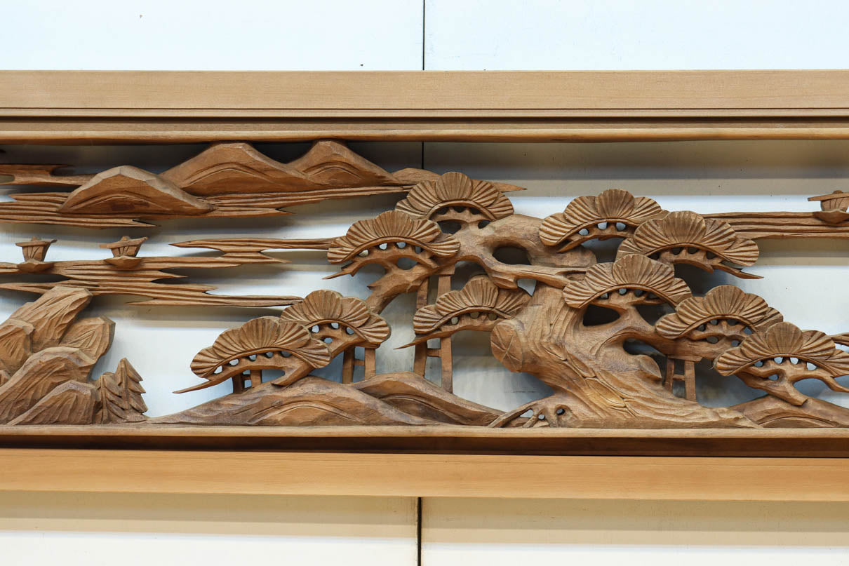 Deeply carved transom EZ2730ab