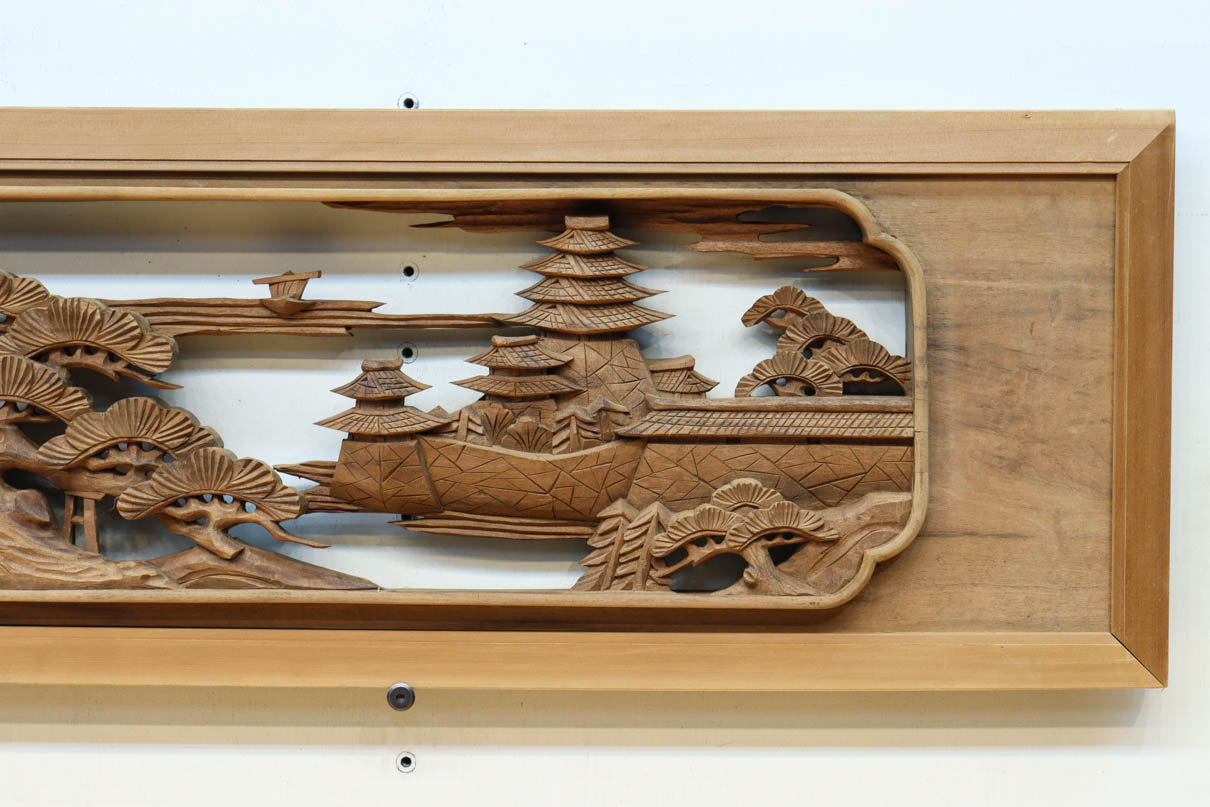 Deeply carved transom EZ2730ab