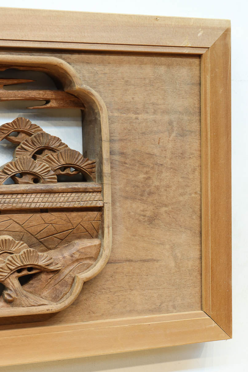 Deeply carved transom EZ2730ab