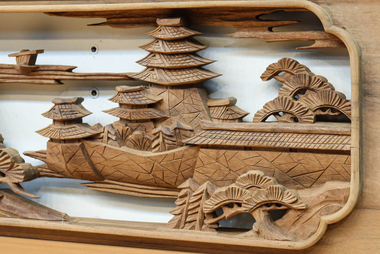 Deeply carved transom EZ2730ab