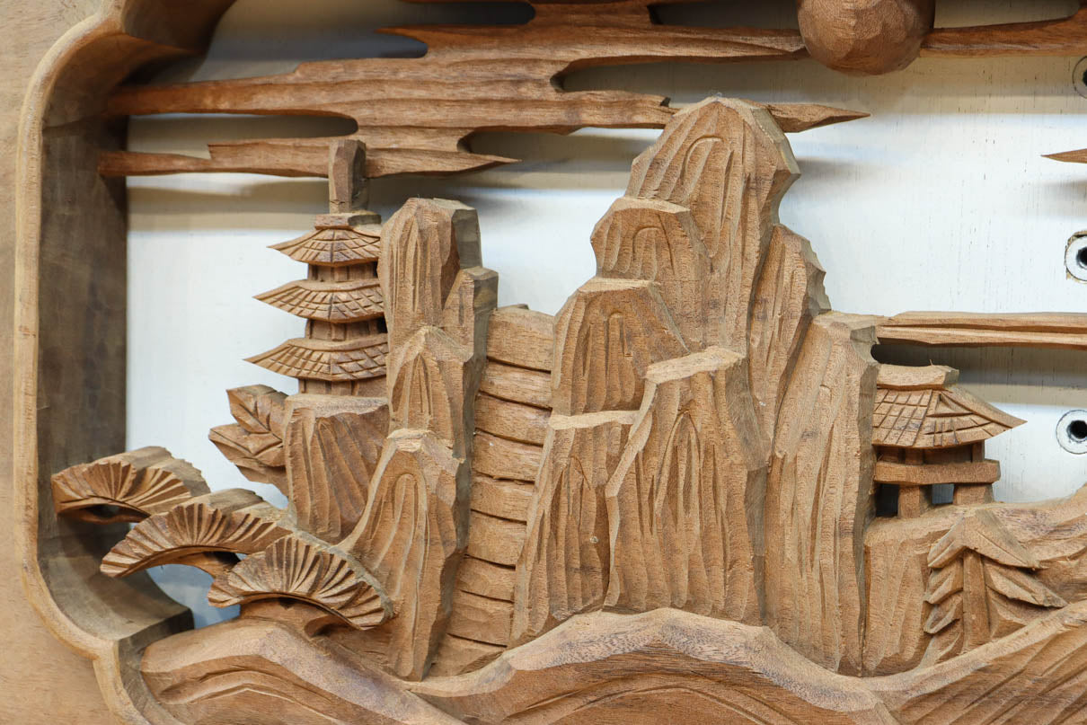 Deeply carved transom EZ2730ab