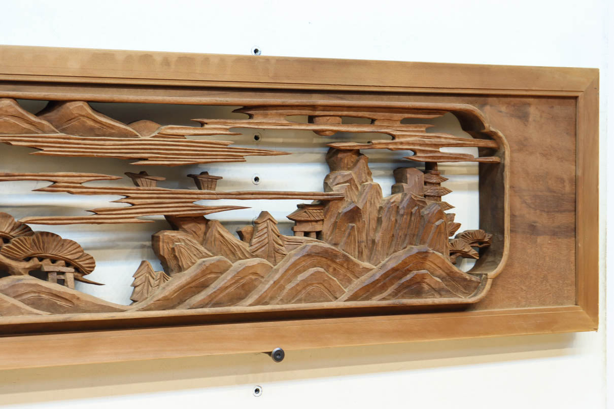 Deeply carved transom EZ2730ab