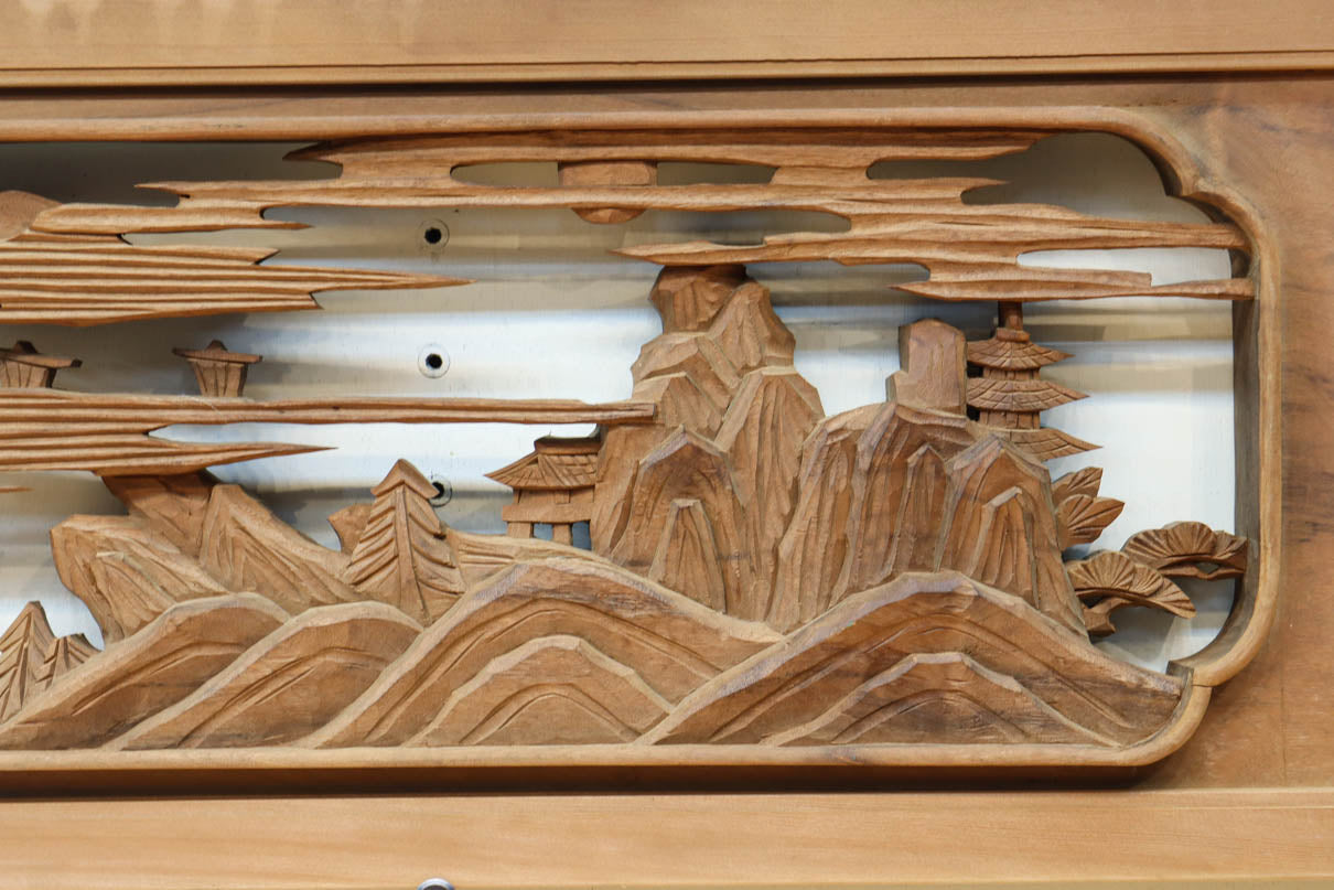 Deeply carved transom EZ2730ab