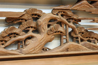 Deeply carved transom EZ2730ab