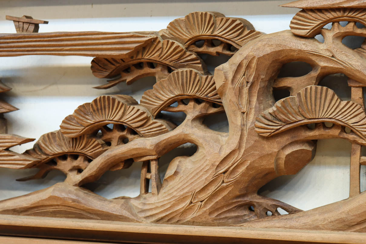 Deeply carved transom EZ2730ab