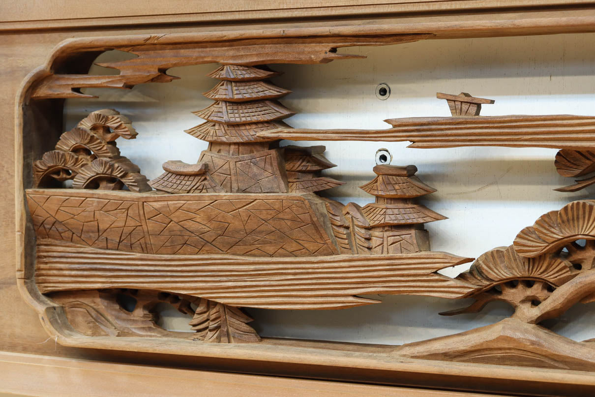 Deeply carved transom EZ2730ab