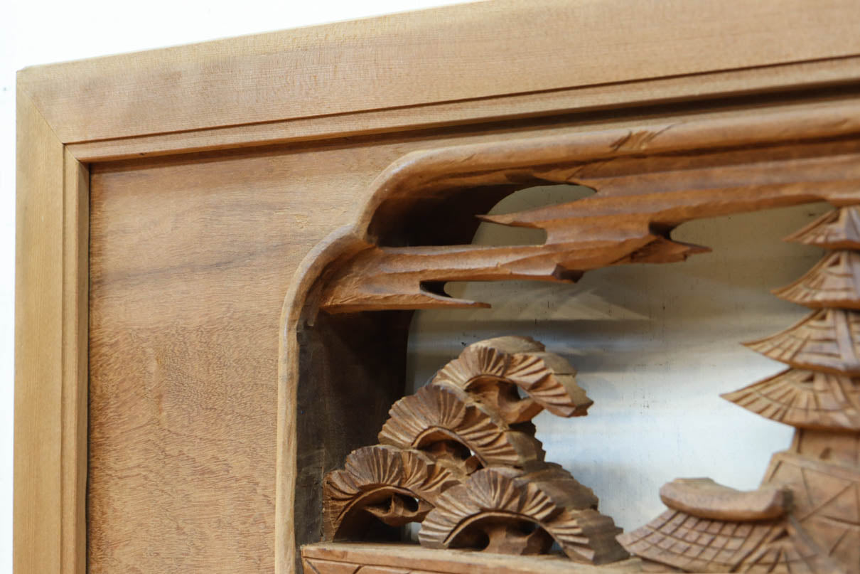 Deeply carved transom EZ2730ab