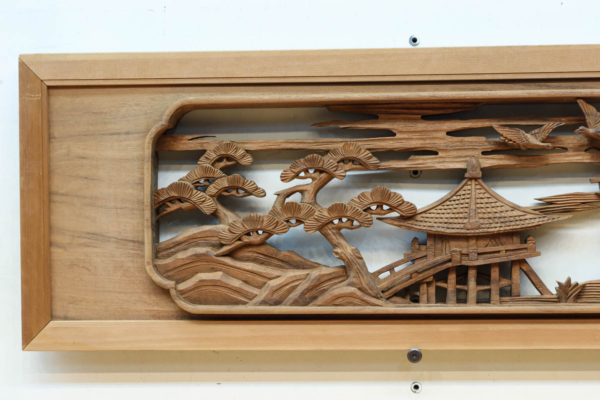 Deeply carved transom EZ2730ab