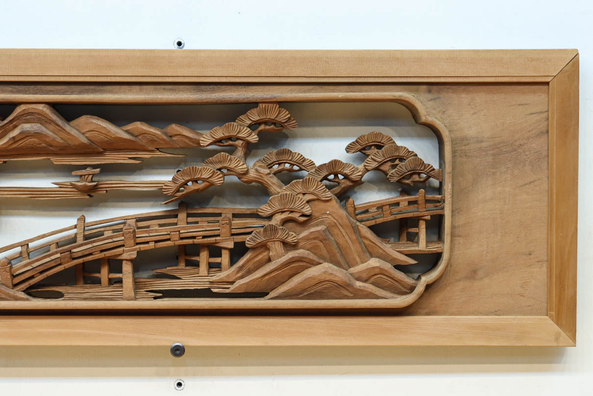 Deeply carved transom EZ2730ab