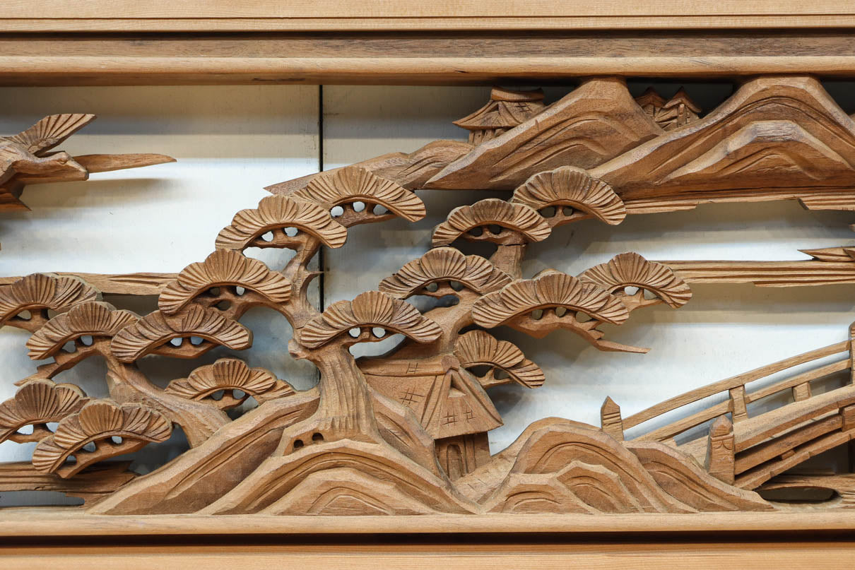 Deeply carved transom EZ2730ab