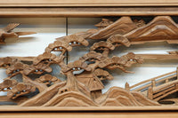 Deeply carved transom EZ2730ab