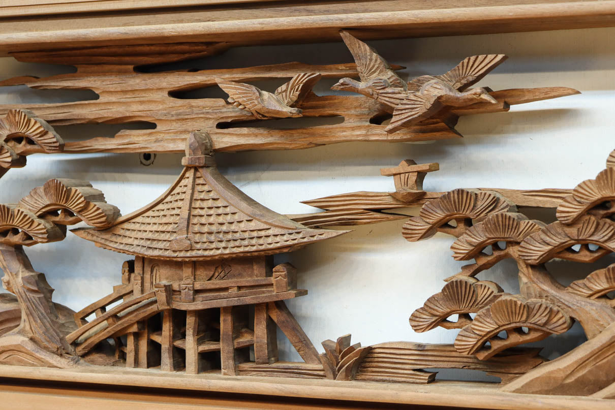 Deeply carved transom EZ2730ab