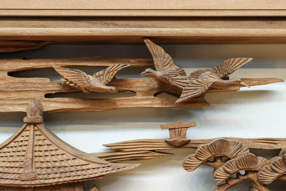 Deeply carved transom EZ2730ab