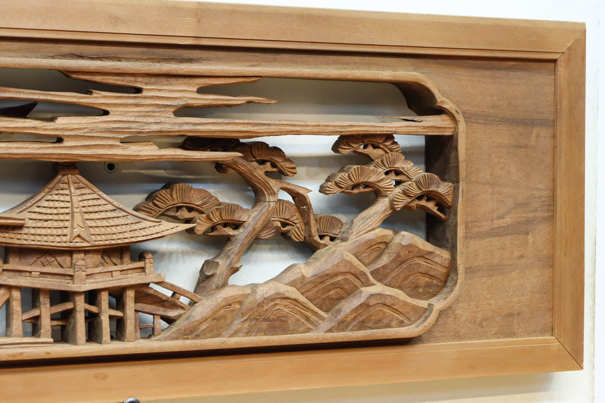 Deeply carved transom EZ2730ab