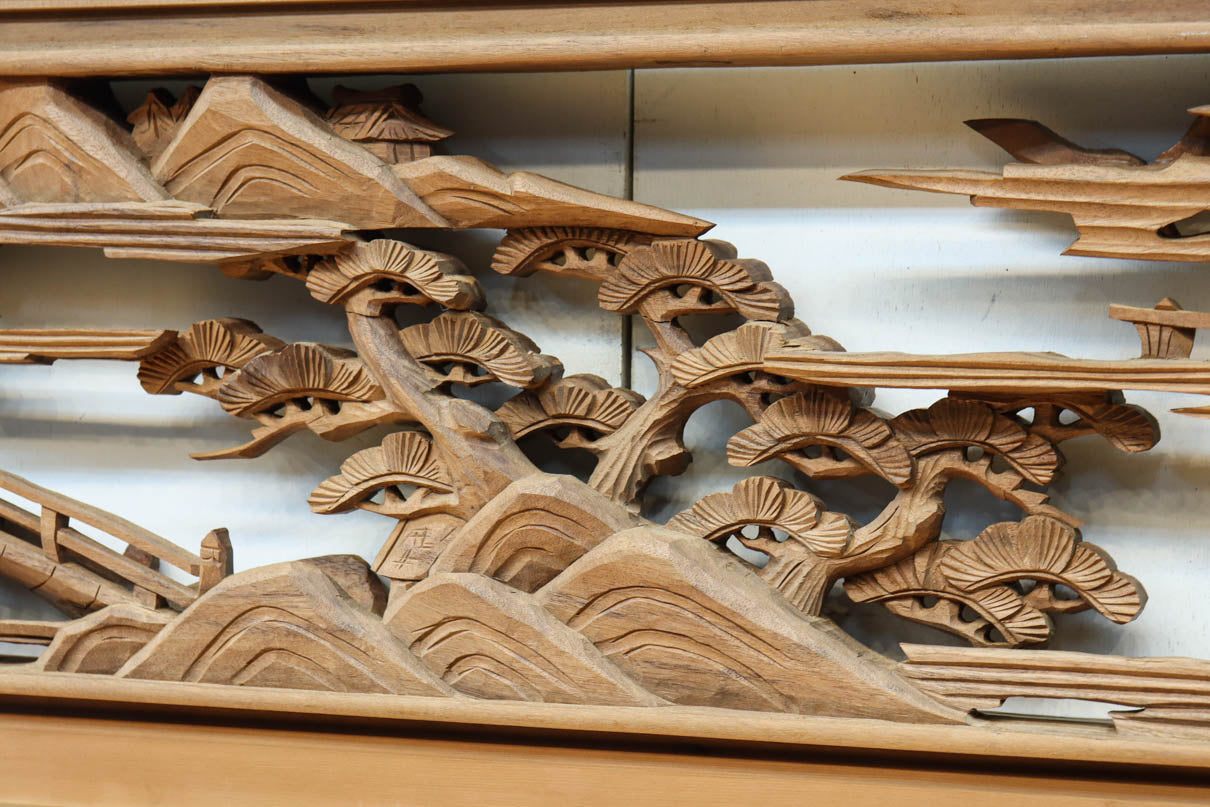 Deeply carved transom EZ2730ab