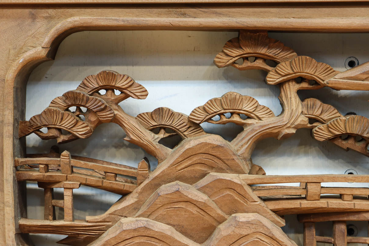 Deeply carved transom EZ2730ab