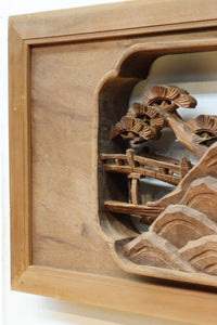 Deeply carved transom EZ2730ab