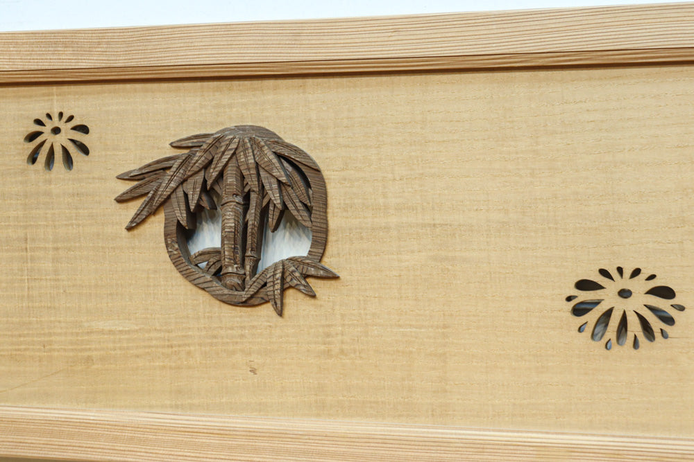 松竹梅の窓絵が上品な欄間 EZ2763ab 在庫(a:1 b:1)枚 – 古福庵