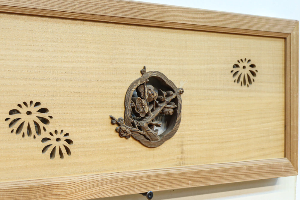 松竹梅の窓絵が上品な欄間 EZ2763ab 在庫(a:1 b:1)枚 – 古福庵