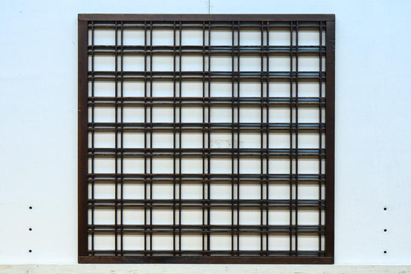 二筋格子が和モダンな雰囲気のある小型欄間　EZ2780　在庫3枚