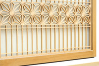 Small carved Ranma with glass EZ2781ab