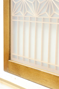 Small carved Ranma with glass EZ2781ab