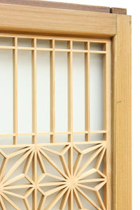 Small carved Ranma with glass EZ2781ab